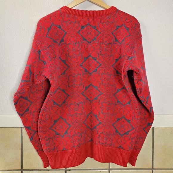 Vintage Sierra Woolens 100% Wool Sweater Size m/L Great used condition - Picture 7 of 15